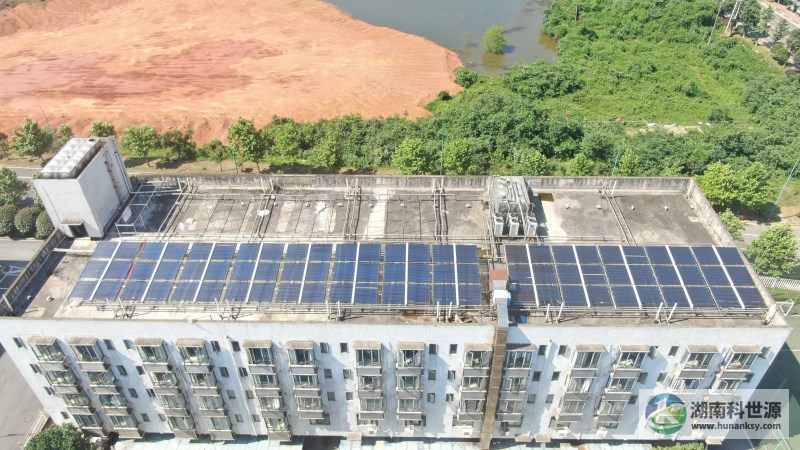望城金馳能源職工宿舍太陽能熱水系統工程